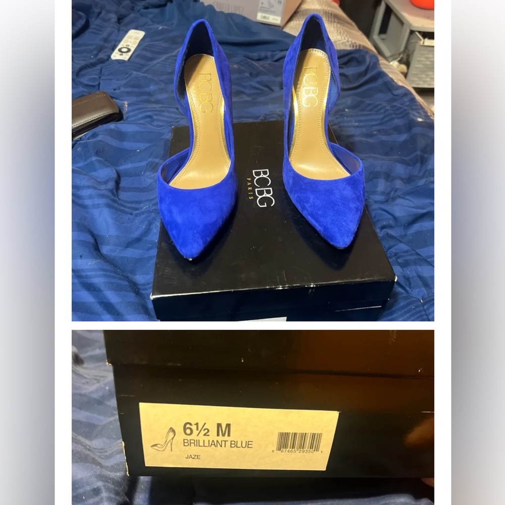 BCBG Brilliant Blue Heels